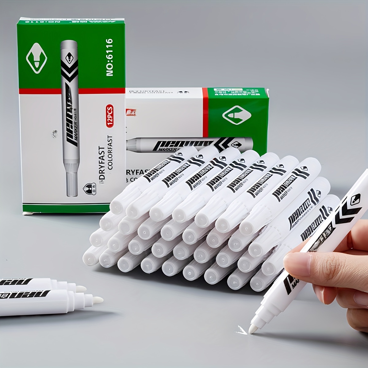 Tee Height Marker - 17 Pcs Acrylic Paint White Marker