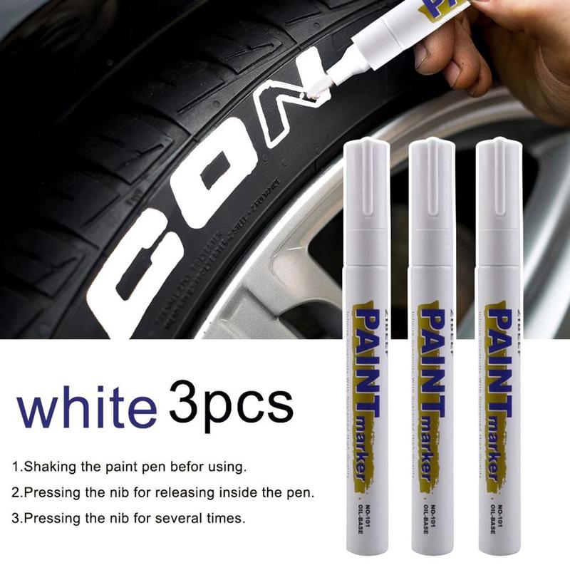 Tee Height Marker - 3pcs White Paint Pen Paint Markers