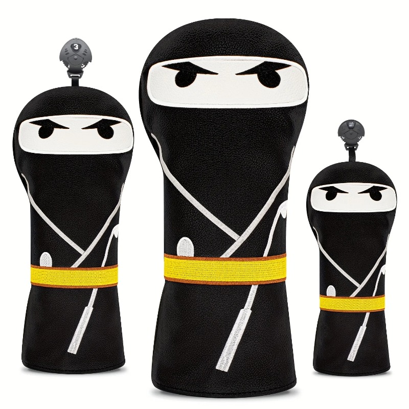Golf Equipment Deals - Samurai Pattern Black Golf Club Head