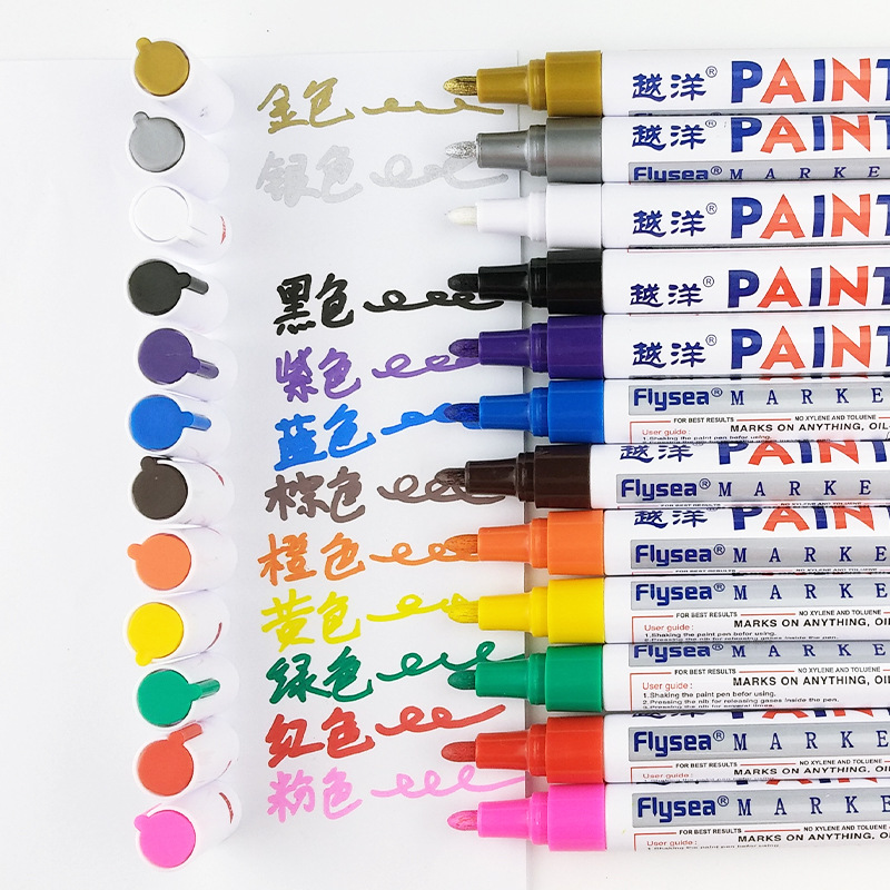 Tee Height Marker - 12 Color White Waterproof Rubber Permanent