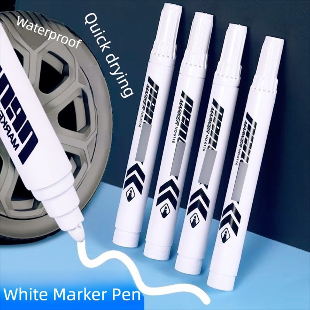 17 Pcs Acrylic Paint White Mar - Tee Height Marker review and price
