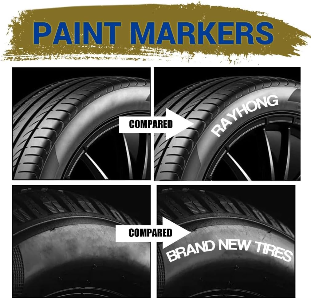 White Waterproof Cars Wheel Ti - Tee Height Marker review and price