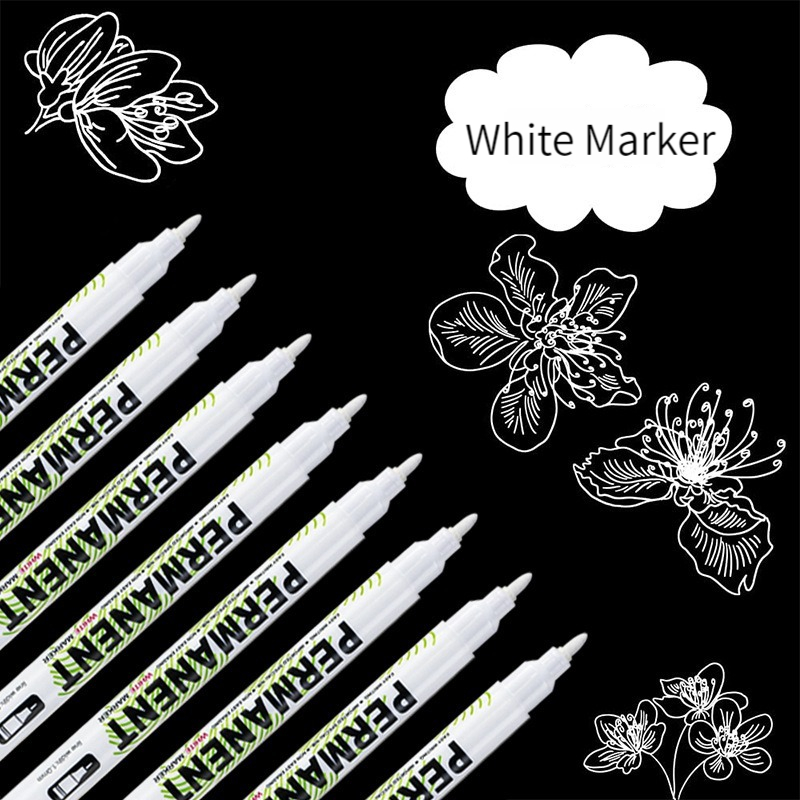 1/5/20Pcs White Marker Pen Wat - Tee Height Marker review and price
