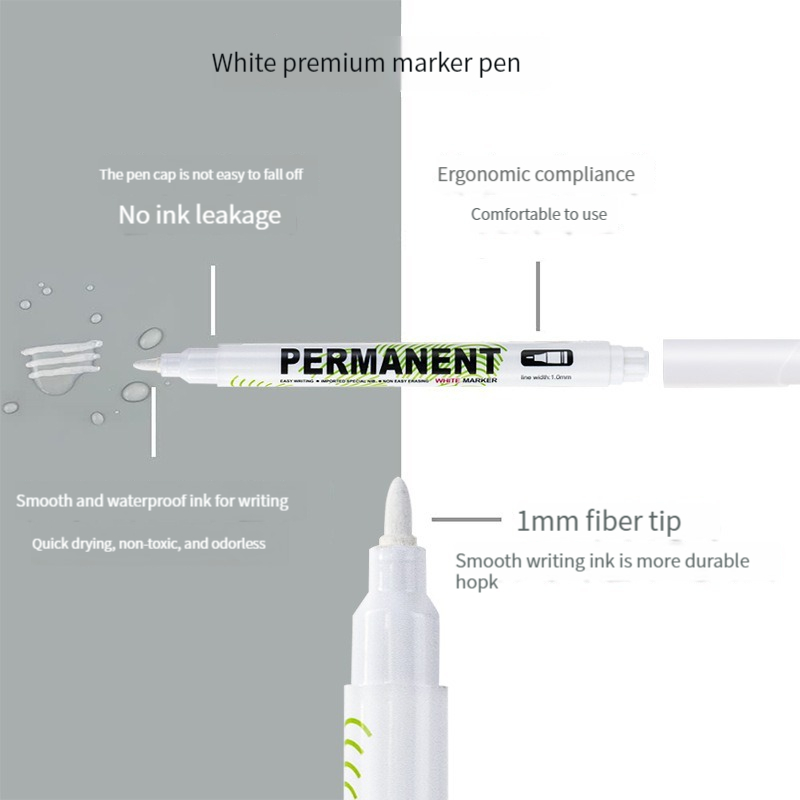 1/5/20Pcs White Marker Pen Wat - Tee Height Marker review and price