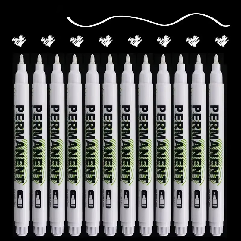 5Pcs White Marker Pens White M - Tee Height Marker review and price