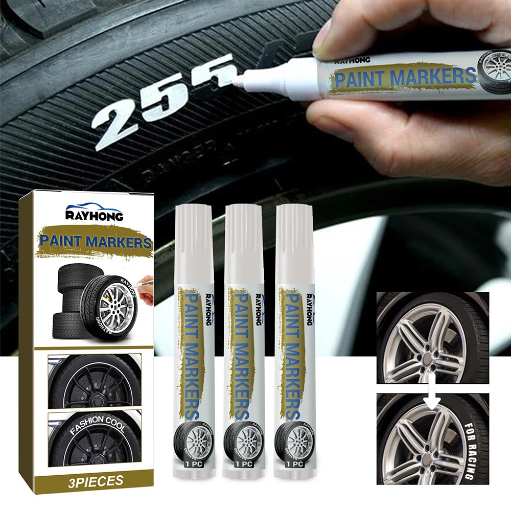 3 White Tire Paint Markers Wat - Tee Height Marker review and price