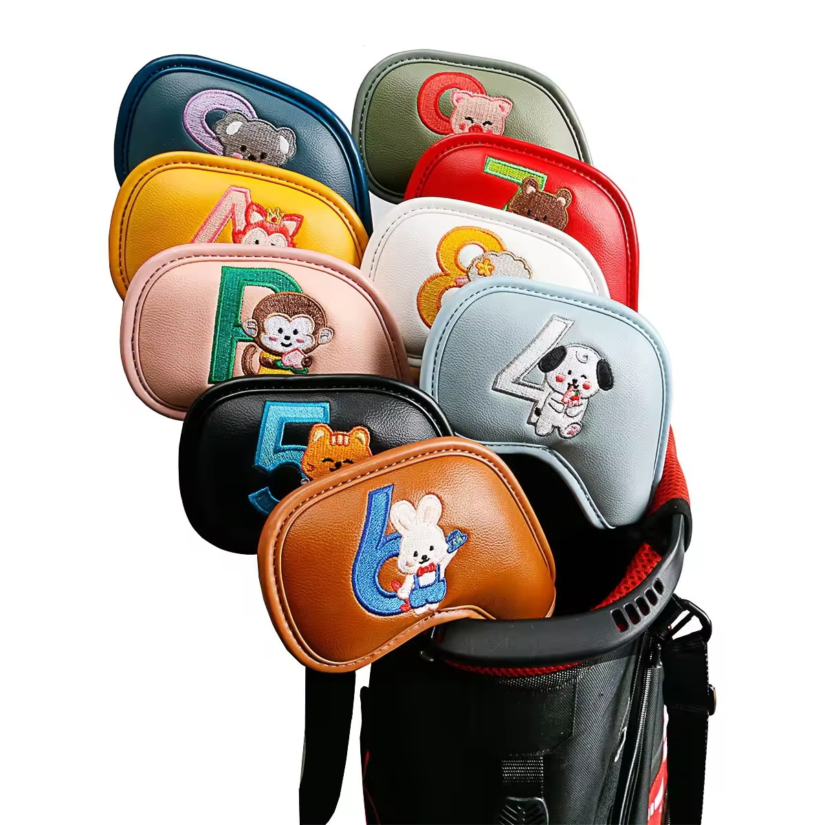 9Pcs Cute Cartoon Animal Golf  - Golf Equipment Deals review and price