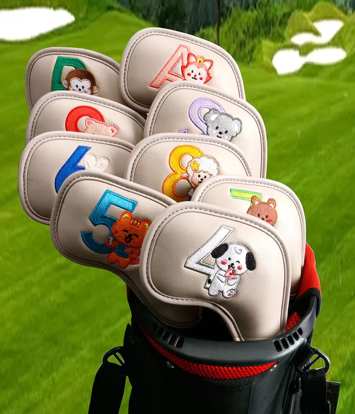 9Pcs Cute Cartoon Animal Golf  - Golf Equipment Deals review and price