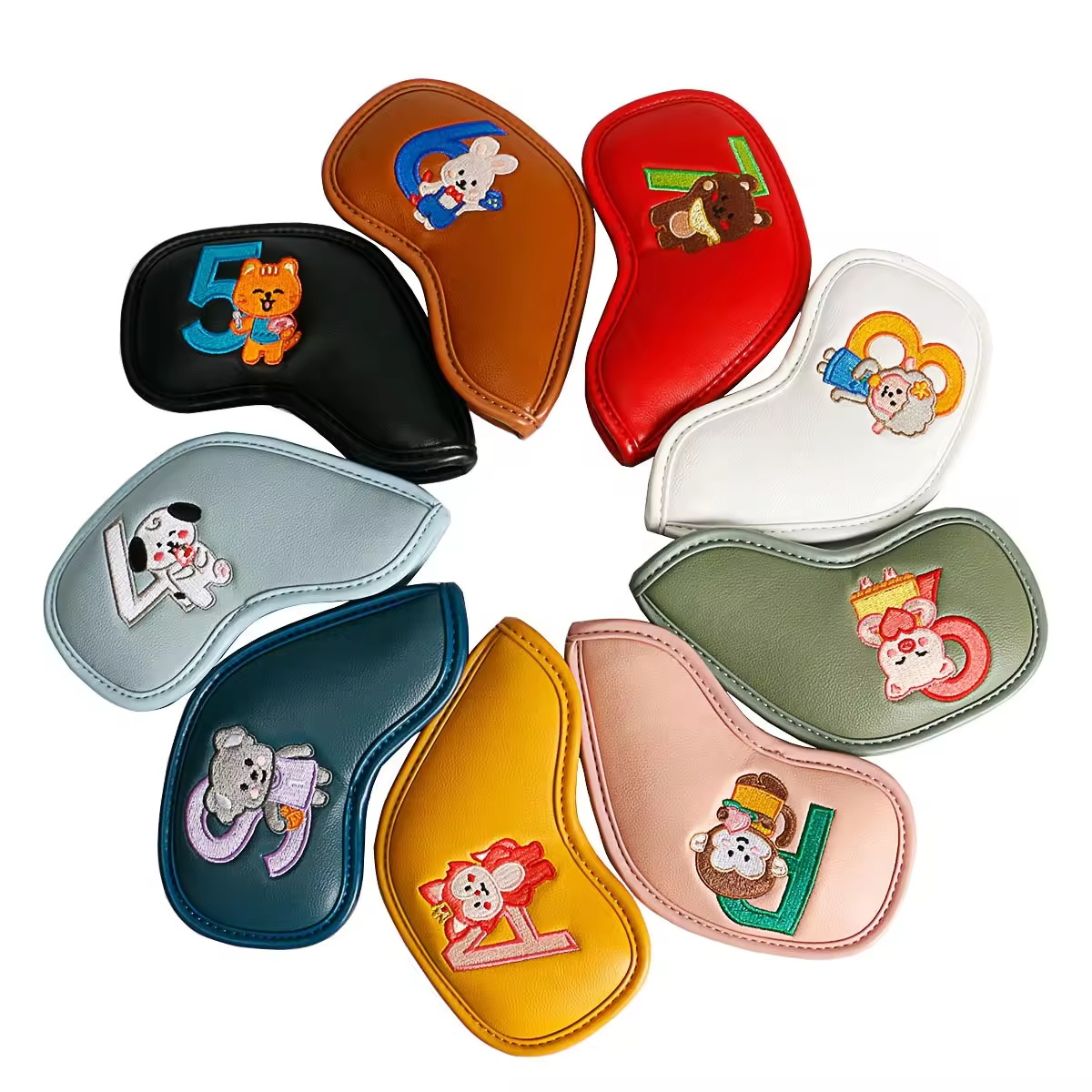 9Pcs Cute Cartoon Animal Golf  - Golf Equipment Deals review and price