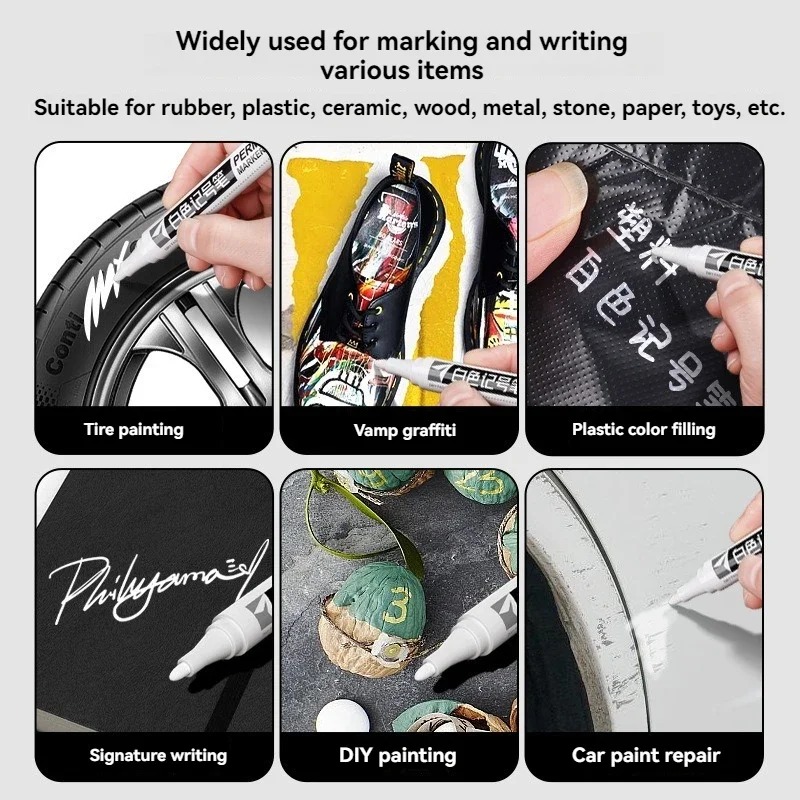 1/3/5pcs White Marker Paint Pe - Tee Height Marker review and price